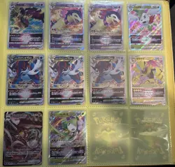 Japanese Pokemon Card Bundle - Over 100 V/Vmax/FA/BabyShiny/Pokeball/Rainbow - Image 1