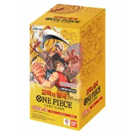 One Piece Trading Card Game OP-04 Kingdom Of Intrigue Booster Box Korean Ver - Image 1