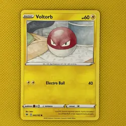 Voltorb 045/185 Basic Vivid Voltage 2020 Pokemon Card NM - Image 1