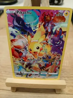 Pokemon TCG Crown Zenith Pikachu Holo Card 160/159 Secret Rare NM/LP - Image 1
