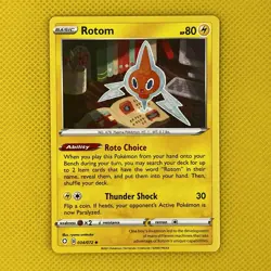 Rotom 034/072 Basic Shining Fates 2021 Pokemon Card NM - Image 1