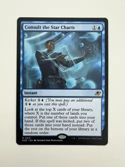 Consult the Star Charts MTG Magic the Gathering Card NM Near Mint EOE - Image 1