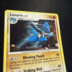 POKEMON PROMO CARD - POP SERIES 8 - LUCARIO 2/17 - (HOLO) RARE - NM - Image 2
