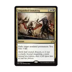 WOTC MtG Shadows Over Innistrad Anguished Unmaking (R) EX - Image 1