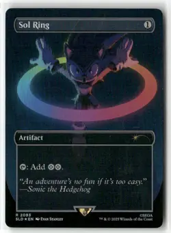 Sol Ring (2093) (Rainbow Foil) Secret Lair Drop Foil SONIC MAGIC MTG NM - Image 1
