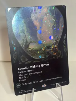 1x - Evendo, Waking Haven - GALAXY FOIL BORDERLESS - Edge of Eternities - NM MTG - Image 4