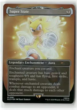Super State (Rainbow Foil) Secret Lair Drop Foil SONIC MAGIC MTG NM - Image 1