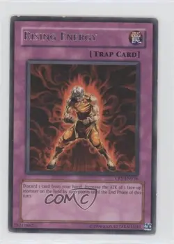 R - Rising Energy 1st Ed. YuGiOh Cybernetic evolution #CRV-EN056 2005 nh3 - Image 1