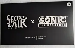 MTG Sonic Turbo Gear Secret Lair, Foil, New/Sealed - Image 1