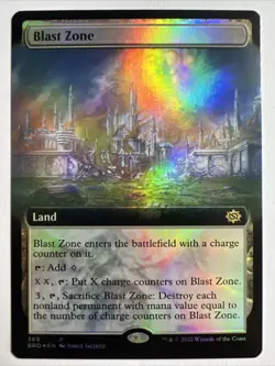 Blast Zone Extended Art Foil MTG Single, The Brothers’ War, 369 - Image 1