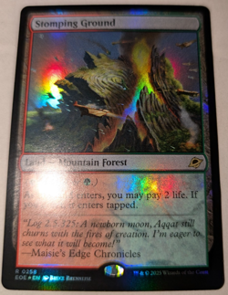 Foil Stomping Ground - Edge of Eternities - Magic The Gathering - MTG - Image 1