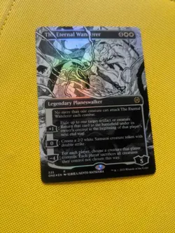 The Eternal Wanderer - Borderless Phyrexia: All Will Be One Foil Rare MTG - Image 1