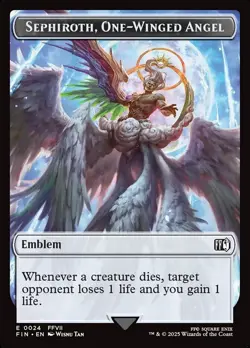 MTG MYTHIC REGULAR - SEPHIROTH, FABLED SOLDIER / ONE-WINGED ANGEL 0115 FINAL FAN - Image 3