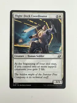 Flight-Deck Commander MTG Magic the Gathering Card NM Near Mint EOE - Image 1