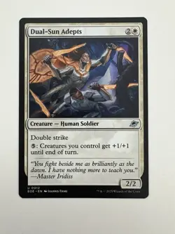 Dual-Sun Adepts MTG Magic the Gathering Card NM Near Mint EOE - Image 1
