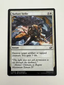 Radiant Strike MTG Magic the Gathering Card NM Near Mint EOE - Image 1