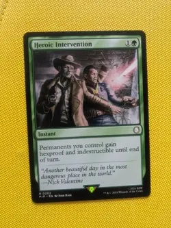 Heroic Intervention MTG Fallout Rare 0202 - Image 1
