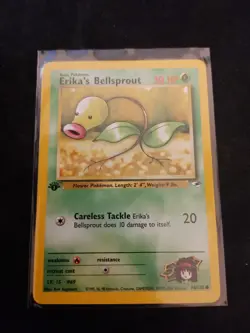 Erika's Bellsprout - 76/132 - Gym Heroes Common 1st Edition - Pokemon TCG - Image 1