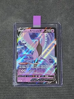 Pokemon Chilling Reign "Galarian Articuno V" 58/198 / Ultra Rare / Near Mint - Image 3