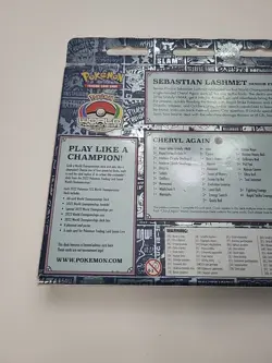 Pokemon Company Pokemon 2022 World Championship Deck - Sebastian Lashmet 820650852206 - Image 4