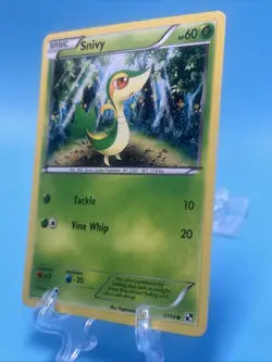 2011 Pokemon, Black & White Promos, #1/114 Snivy, Cosmos Holo NM - Image 2