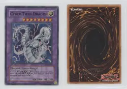 SR - Cyber Twin Dragon 1st Ed. YuGiOh netic Revolution #CRV-EN035 2005 n8a - Image 3