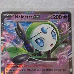 Meloetta Ex (044/086) Pokemon TCG Scarlet & Violet: Black Bolt (NM) Holo - Image 4