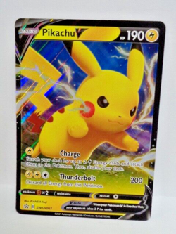 POKEMON JUMBO AND SMALL PIKACHU V CARDS EUC - Image 4