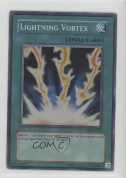 Lightning Vortex Unlimited YuGiOh Flaming Eternity #FET-EN040 2005 ic4 - Image 1