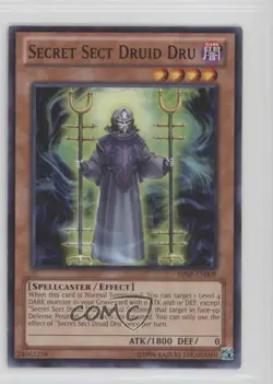 Secret Sect Druid Dru Unlimited YuGiOh Shadow Specters #SHSP-EN009 - Image 1
