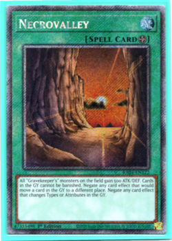 Necrovalley - RA04-EN122 - Platinum Secret Rare - 1st Edition Yugioh - Image 1