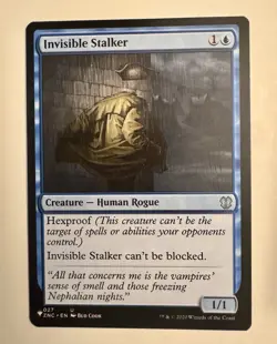 Invisible Stalker NM The List Mystery Booster 2 MTG Magic Card - Image 1