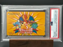 PSA 10 3rd Anniversary Pokemon Center Phone Card Japan Charizard 1999 Vintage - Image 1