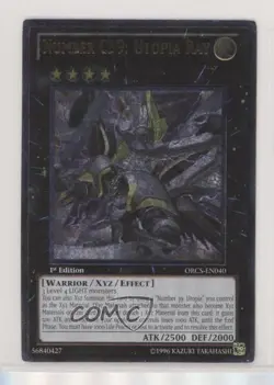 Number C39: Utopia Ray (Ultimate Rare) 1st Ed. YuGiOh Order of Chaos u3f - Image 1