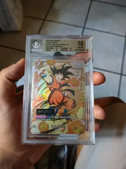 Dragon Ball Card Game BGS 10 Son Goku Serial Fusion World 095/777 Top Winner - Image 3