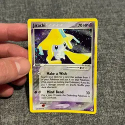 Pokemon TCG Jirachi Ex Hidden Legends NM-Mint Holo Rare Pokemon Card 8/101 - Image 1