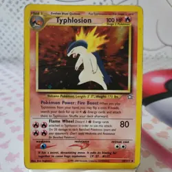 Pokemon TCG - Typhlosion 18/111 - Neo Genesis - Holo Unlimited Rare Card - Image 1
