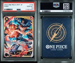 PSA 10 Sabo SEC OP07-118 2024 ONE PIECE Card Japanese - Image 3