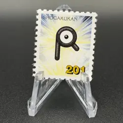 Unown Pokemon Stamp Card Shogakukan Nintendo Japanese TCG Vintage S110-4 - Image 1