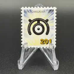 Unown Pokemon Stamp Card Shogakukan Nintendo Japanese TCG Vintage S110-3 - Image 1