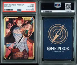 PSA 10 Shanks SEC OP01-120 2024 ONE PIECE Card Japanese - Image 3