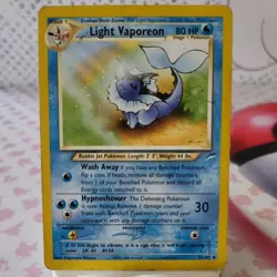 Pokemon TCG - Light Vaporeon 52/105 - Neo Destiny - Holo Rare Card - Image 1