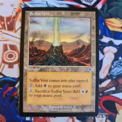 MTG Sulfur Vent GB Nm Card Magic the Gathering Invasion OG Karte Sammlung - Image 2
