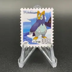 Prinplup Pokemon Stamp Card Shogakukan Nintendo Japanese TCG Vintage S113-46 - Image 1