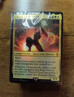 MTG Limit Break Cloud, Ex-SOLDIER Commander (Deck Only) Final Fantasy Sealed - Image 1