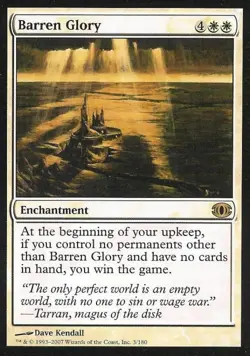 Barren Glory - Medium Play MTG Futuresight - Image 1