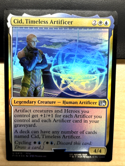 MTG Final Fantasy 0415 Cid Timeless Artificer Legendary Creature UNCOMMON Foil - Image 1