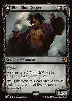 MTG MYTHIC SHOWCASE - BLOODLINE KEEPER LORD OF LINEAGE 0327 (INR) - Image 1