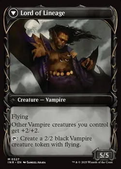 MTG MYTHIC SHOWCASE - BLOODLINE KEEPER LORD OF LINEAGE 0327 (INR) - Image 2
