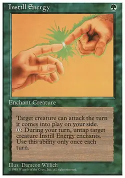 Instill Energy - Light Play MTG 4th Edition - Image 1